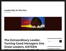 Tablet Screenshot of leadershiptothemax.com